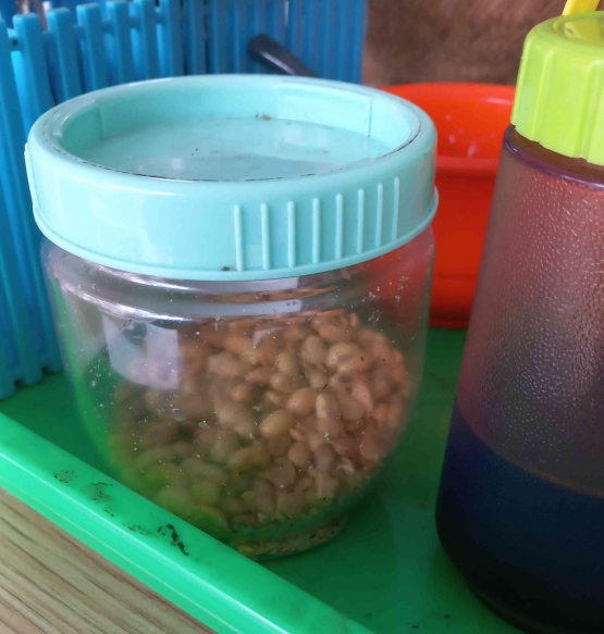 Ditambah kacang makin kriuk. (Dokumentasi pribadi Raja Lubis)