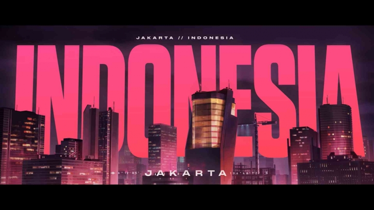 Tangkapan layar latar belakang kota Jakarta di Sinematik Valorant Episode 8, sumber: YouTube/ Valorant