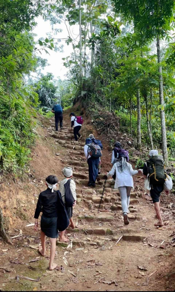 Jalur menuju Baduy dalam -dokpri