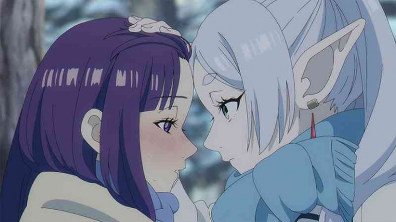 Fern mengalami sakit (frieren-anime.jp)