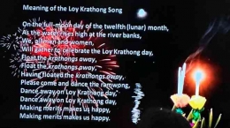 Gambar 4: Makna dari Lirik Lagu Loy Krathong Festival