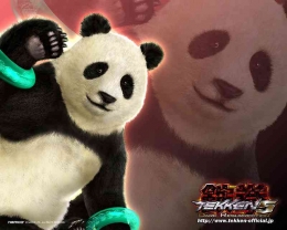 Panda di Tekken 5: Dark Resurrection. (sumber: Wallpaper Safari)