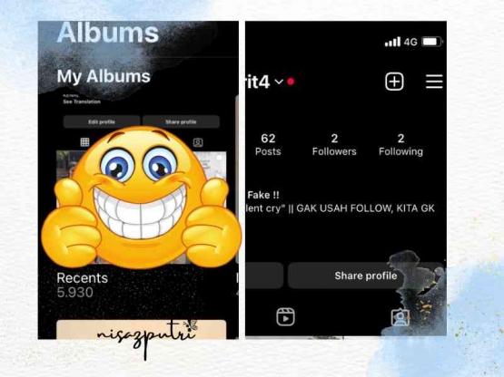 Contoh decluttering kecil : Menghapus Foto yang tidak penting, di ganti dengan upload di media sosial