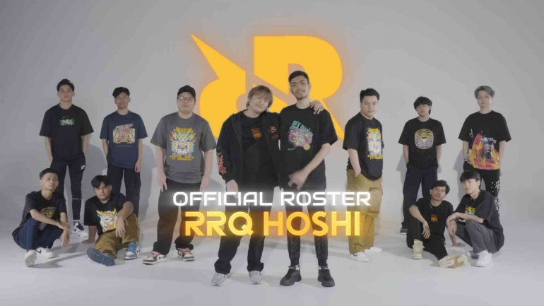 Tangkapan layar roster RRQ Hoshi MPL ID S13, sumber: YouTube/Team RRQ