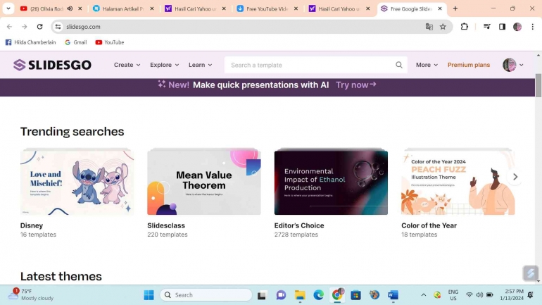 Slides Go Paper Template Power Point Lebih Eye Catching dengan Menggunakan Slides Go ...