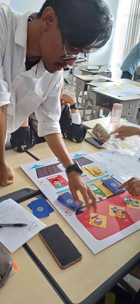Permainan Papan Sekolah Damai (Dok. Pribadi)