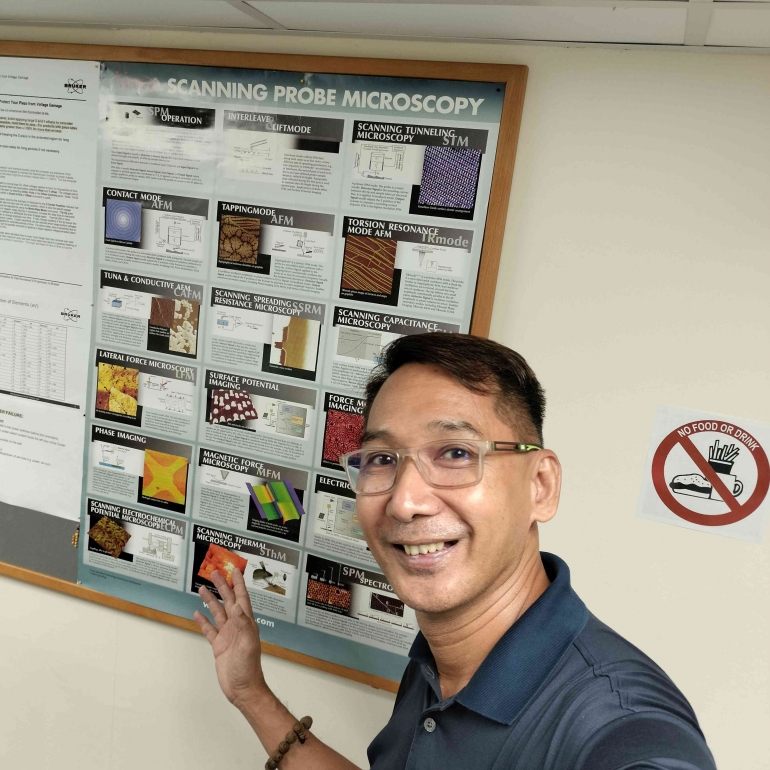 (Self-photo) The posibility thinking of device or instrument is good enough for developing its capability.