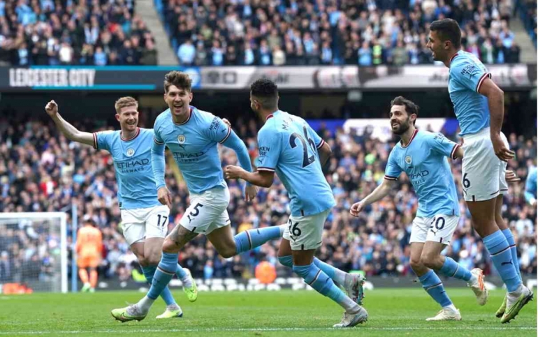 Manchester City are celebrating another title triumph (Nick Potts/PA) (PA Wire) 