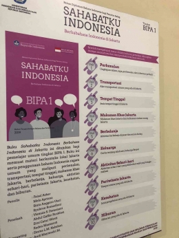 Poster BIPA 1 Badan Bahasa. Sumber Foto: Sabrina Ayumetias