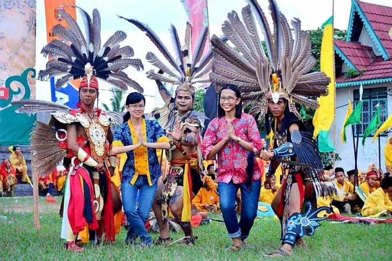 Melihat keberagaman budaya di Festival Keraton Nusantara (foto: dokumentasi pribadi)