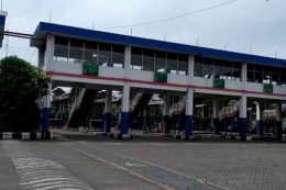 Terminal Purabaya di Sidoarjo (Surabaya). (KOMPAS.COM/GHINAN SALMAN)
