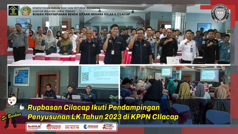 Rupbasan Cilacap ikuti pendampingan penyusunan LK di KPPN Cilacap - Dok Humas Rupbasan Cilacap