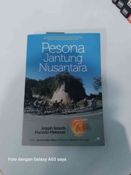 Ilustrasi buku Pesona Jantung Nusantara Jelajah Sepeda Manado-Makasar. (sumber gambar: dokpri)