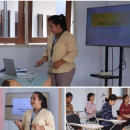 Proses Belajar Micro Teaching di kelas (Sumber FB : Nita Tomasoa)