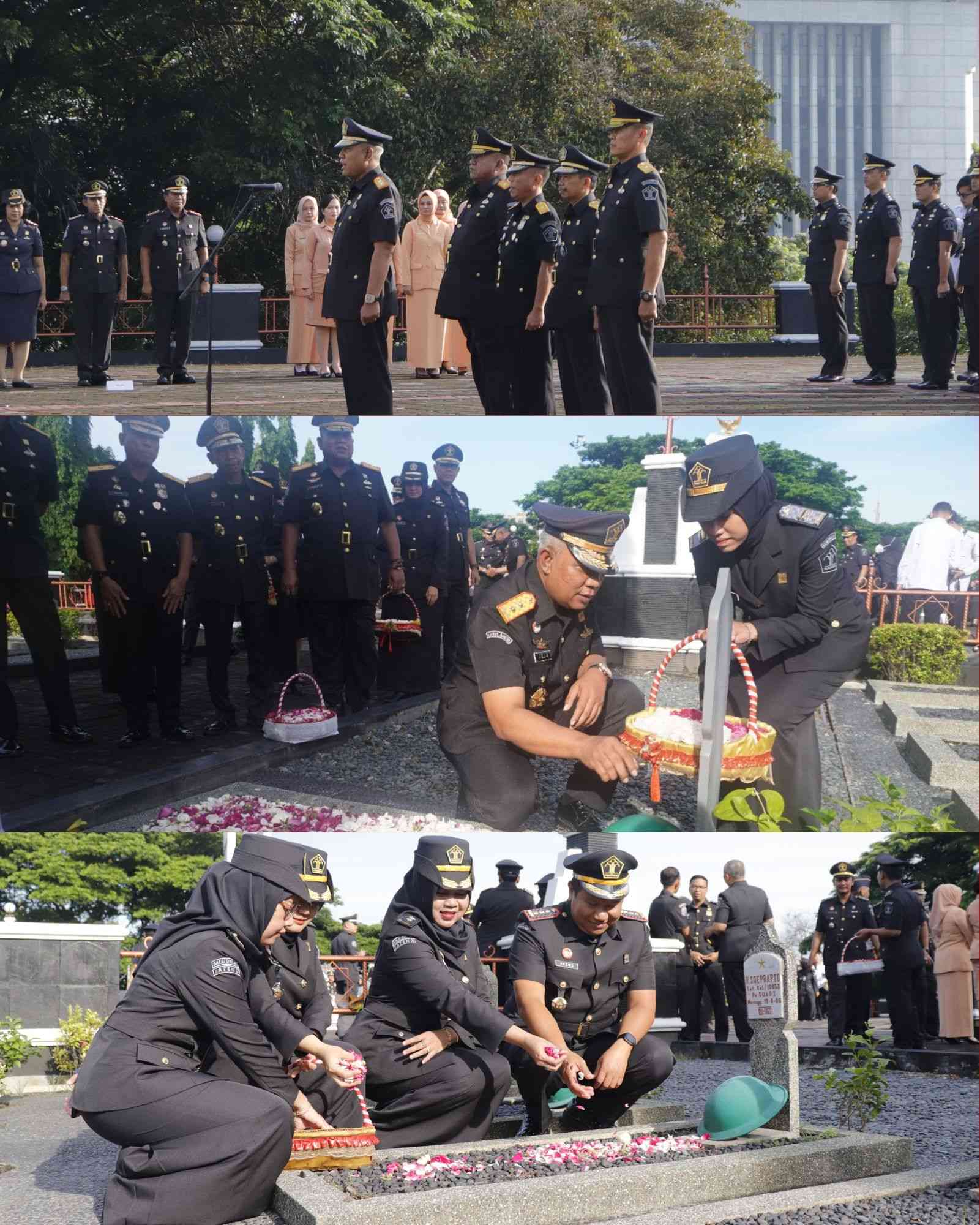 Badiklat Kumham Jateng Ikuti Prosesi Upacara Tabur Bunga Peringati Hari ...