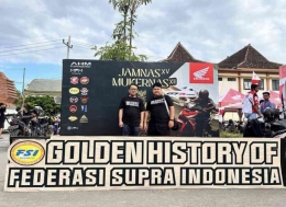 Ketua Supra Medan menghadiri Jamnas FSI di Trenggalek, Jawatimur. (supramedan/instagram)