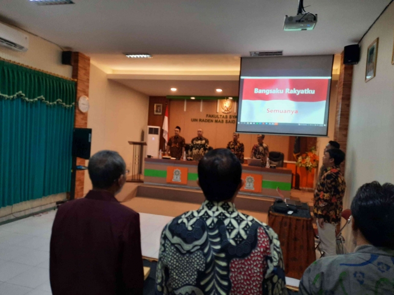 Rapat Dosen Persiapan Kuliah Fakultas Syariah UIN Raden Mas Said Surakarta. Dokpri