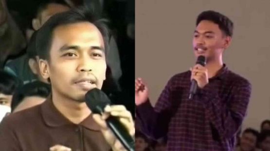 Dua komika yang blunder di Desak Anies, Aulia (kiri) & Felix (kanan)/doc. tangkapan layar TikTok