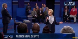 Debat Capres Amerika Serikat 2016. (Sumber: tangkapan layar CNBC)