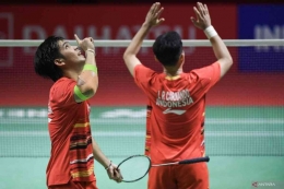 Leo dan Daniel juara Indonesia Master 2024. Sumber Gambar: ANTARA News Kalimantan Selatan.