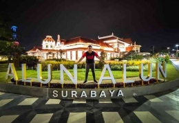 Alun-alun Surabaya via travel.okezone.com