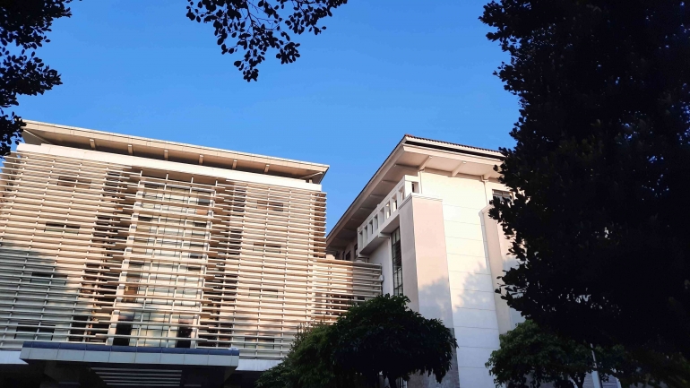 Dokumentasi Pribadi: Langit biru di UGM tidak ada polusi udara