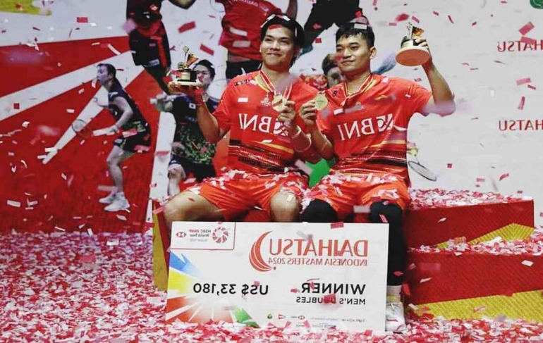 Leo daniel juara Indonesia Master 2024, sumber PBSI