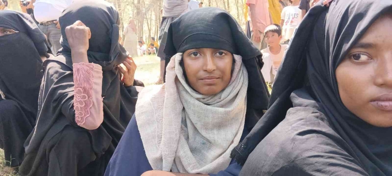 Nur Qesyah berumur 16 Tahun, satu dari 137 imigran Rohingyang mendarat di Pantai Aceh Timur. Foto: Dokumen Pribadi.
