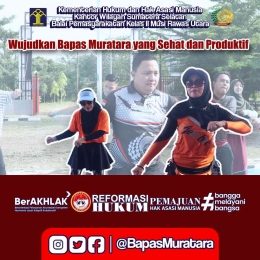 Olahraga Senam Bersama Bapas Muratara (Sumber: Tim Humas Bapas Muratara)
