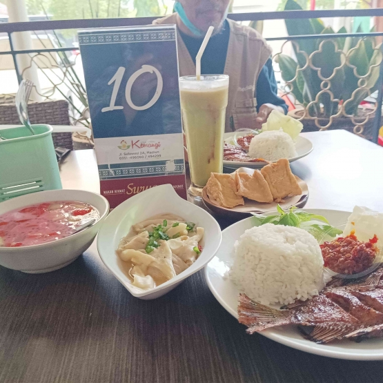 Paket makanan secukupnya, yang penting terpenuhi zat gizinya. Karbohidrat, protein hewani, nabati, dan serat(dokpri)