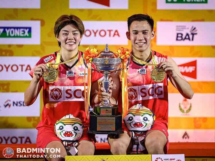 Dechapol Puavaranukroh dan Sapsiree Taerattanachai juara Thailand Masters 2024 (instagram.com/janegranular/badmintonthaitoday.com)