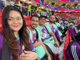 Aktivitas Relawan di Al Bayt Stadium pada Piala Dunia FIFA Qatar 2022. (Dokumentasi pribadi)