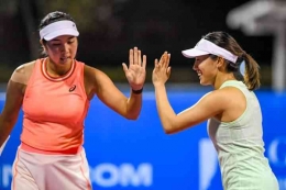 Aldila Sutjiadi dan Miyu Kato selanjutnya akan tampil di Abu Dhabi Open/foto: WTAThailandopen.com 