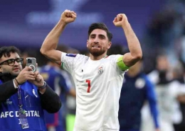 Alireza Jahanbakhsh, pencatak gol penentu kemenangan di menit akhir babak kedua. Sumber: getty images (MB Media)
