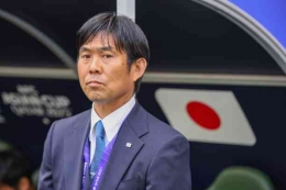 Hajime Moriyasu, pelatih timnas Jepang. Sumber: getty images (VCG)