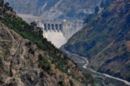 Pembangunan proyek air di Jammu dan Kashmir. | Sumber: ICIMOD/thewire.in