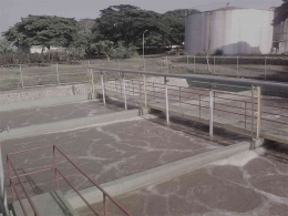 Pengolahan air limbah dengan Teknolgi SAL di PG Rejosari Jawa Timur (Foto Dokumen Pribadi). 