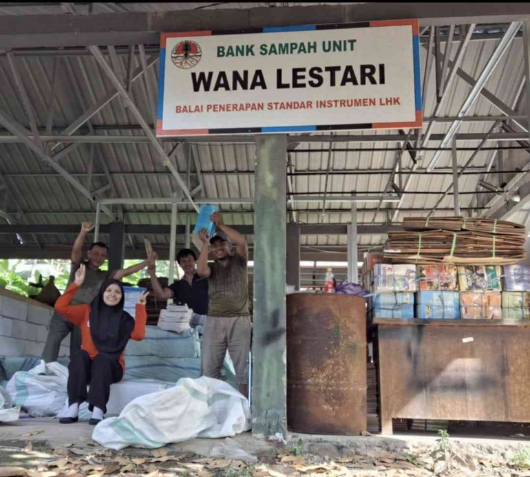Bank Sampah Wana Lestari (Sumber: dokumen pribadi)