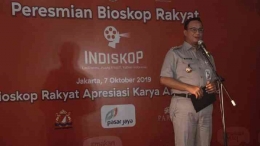 Anies Baswedan Resmikan Bioskop Rakyat (Sumber : CNBC Indonesia ) 