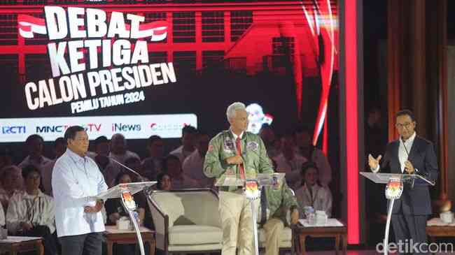 Debat Capres 2024 Terakhir (Foto: Agung Pambudhy/detikcom)