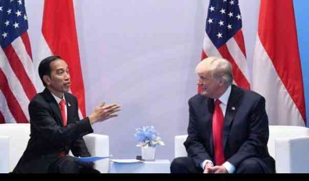 Pertemuan Bilateral Antara Presiden Donald Trump dengan Joko Widodo (Dok. Kompas)