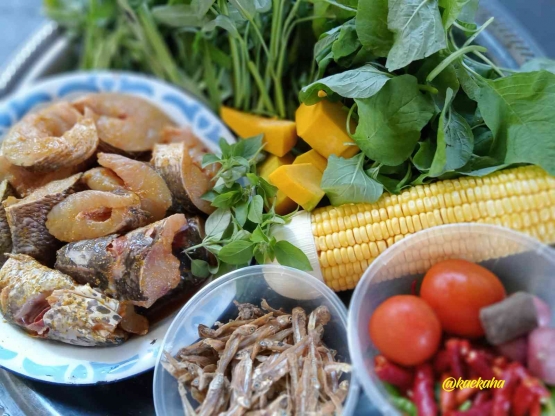 Bahan Membuat Tinutuan Banjar |@kaekaha