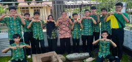 SMK Ma'arif Bukateja Kunjungan ke Cagar Budaya Lingga Yoni Kedungbenda/Dok Pribadi
