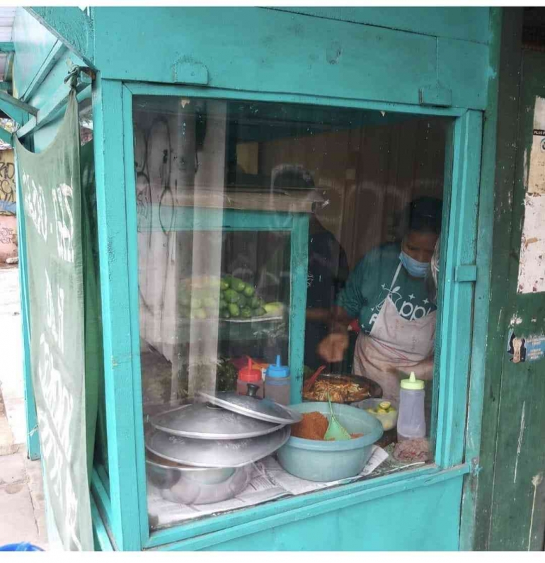 Ilustrasi ibu penjual gado-gado (instagram/dhwarih)