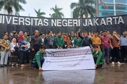 Deklarasi Rawamangun oleh sivitas akademika Universitas Negeri Jakarta. Foto: Kompas.com