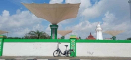 Area pintu utama Masjid Agung Banten (sumber:dokpri)