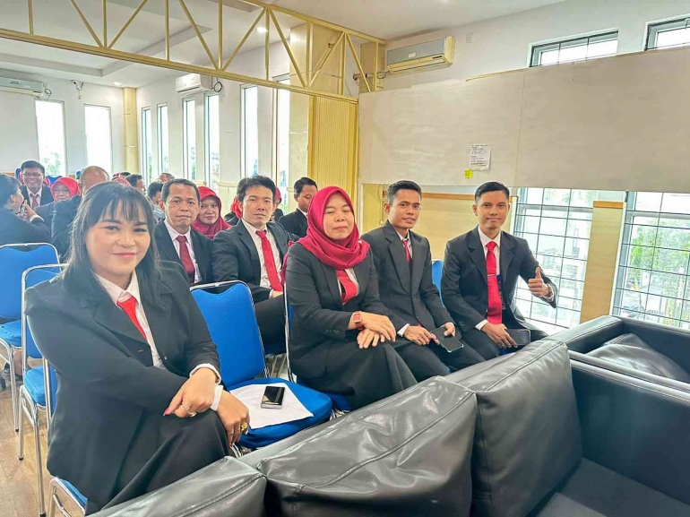 Lulusan GP Angkatan 7 Kota samarinda saat pengukuhan kelulusan GP (Dokpri)