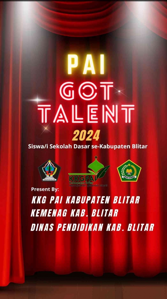 Flyer PAI's Got Talent KKG PAI Kabupaten Blitar | Dokumentasi Tim ICT KKG PAI Kabupaten Blitar 