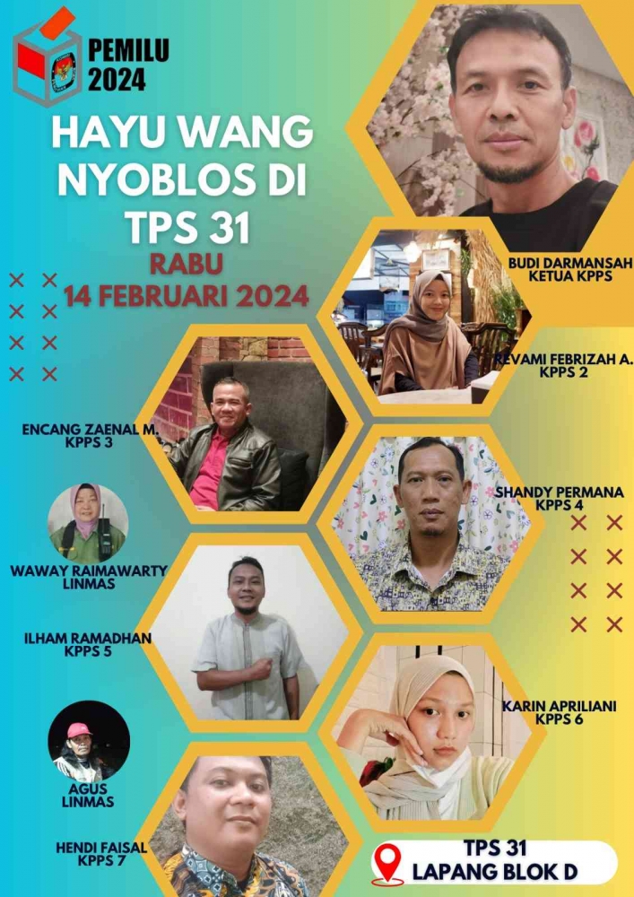 Flyer KPPS TPS 31 Desa Balokang Kecamatan/Kota Banjar Jawa Barat