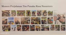 Merayakan gastronomi Indonesia, pusaka rasa nusantara menampilkan momen perjalanan tim Pusaka Rasa Nusantara (Dok. Pribadi)